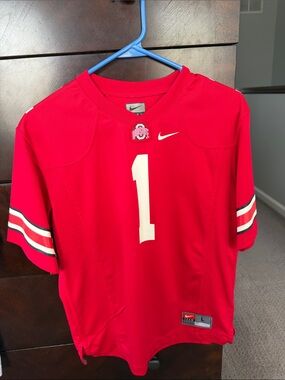 Nike Scarlet Red Ohio State Football Jersey